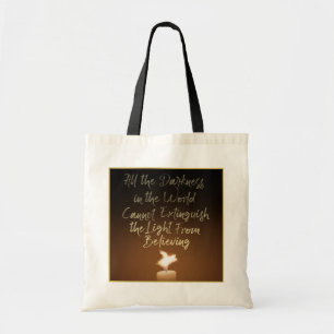 Flying Pig Candle Flame Tote Bag