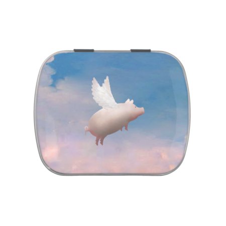 Flying Pig Candy Tin