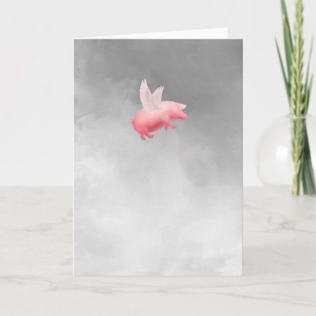 Flying Pig Card (Front)