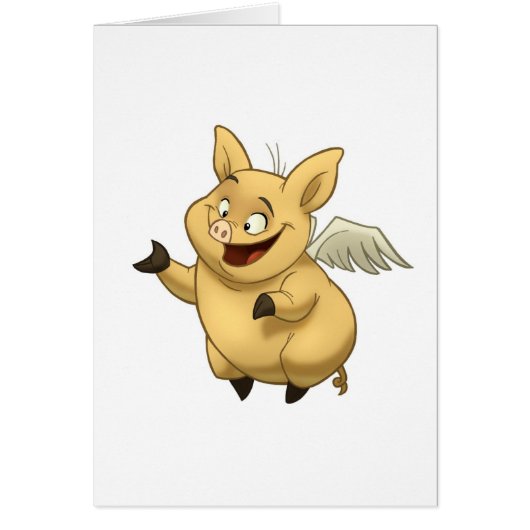 Flying Pig Card (Front)