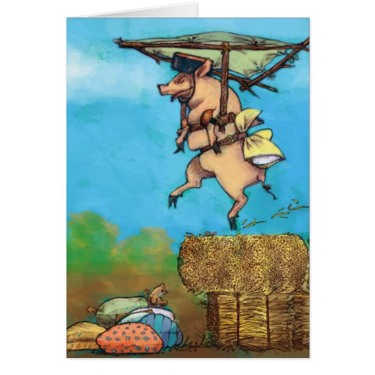 Flying Pig Cards (Front)