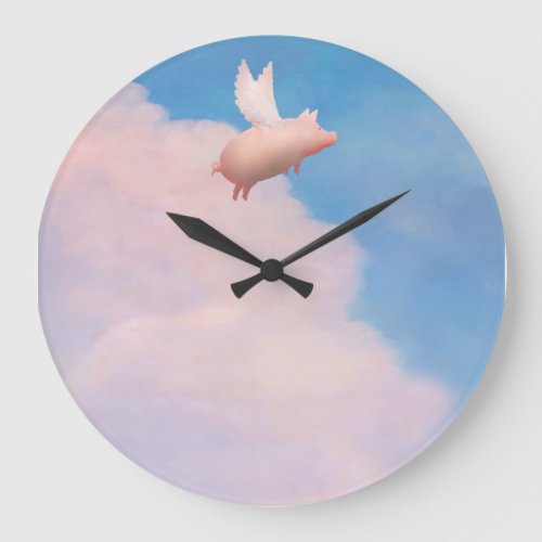 flying pig clock