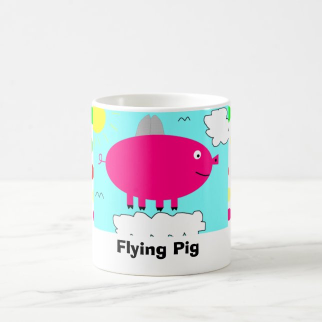 Flying Pig Coffee Mug (Center)