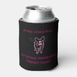 Flying Pig Custom Can Cooler at Zazzle