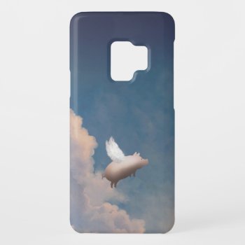 Flying Pig Custom Samsung Galaxy Case by pigswingproductions at Zazzle