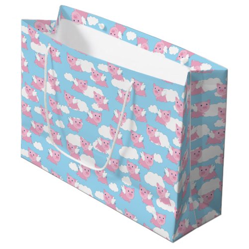 Flying Pig Cute 1st Birthday Gift Bag