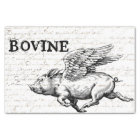 Flying Pig Decoupage Paper