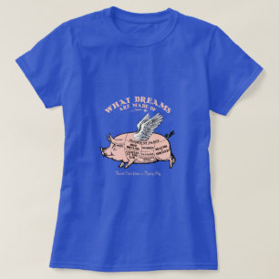 Flying Pig Diagram T-Shirt
