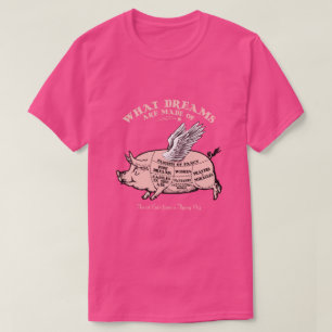 Flying Pig Diagram T-Shirt