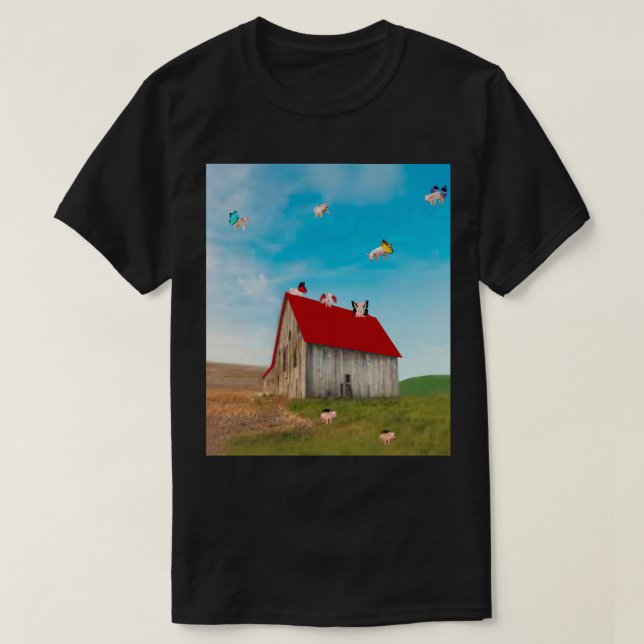Flying Pig Farm Basic T-Shirt (Design Front)