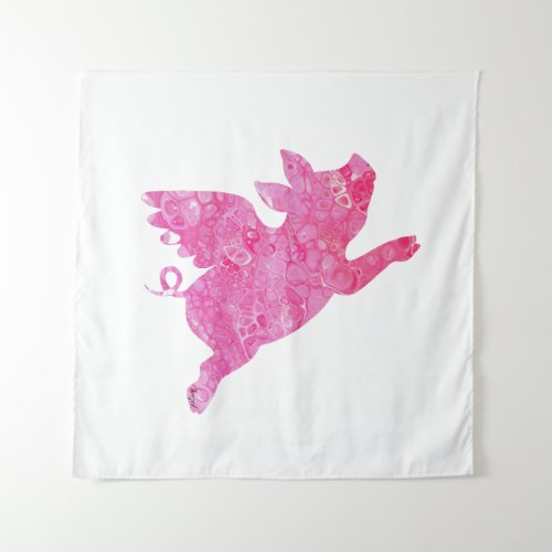 flying pig gifts loves pigs pig gifts tapestry