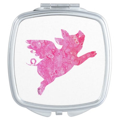 Flying Pig Gifts When pigs fly Flying Pig Compact Mirror
