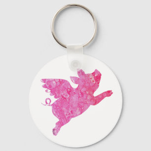 Flying Pig Gifts, When pigs fly, Flying Pig, Pig, Keychain