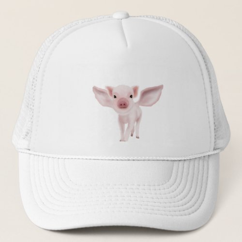 Flying pig hat