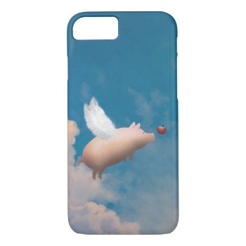 Flying Pig Iphone 7 Case by pigswingproductions at Zazzle