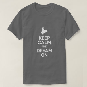 flying pig-Keep calm and dream on T-Shirt