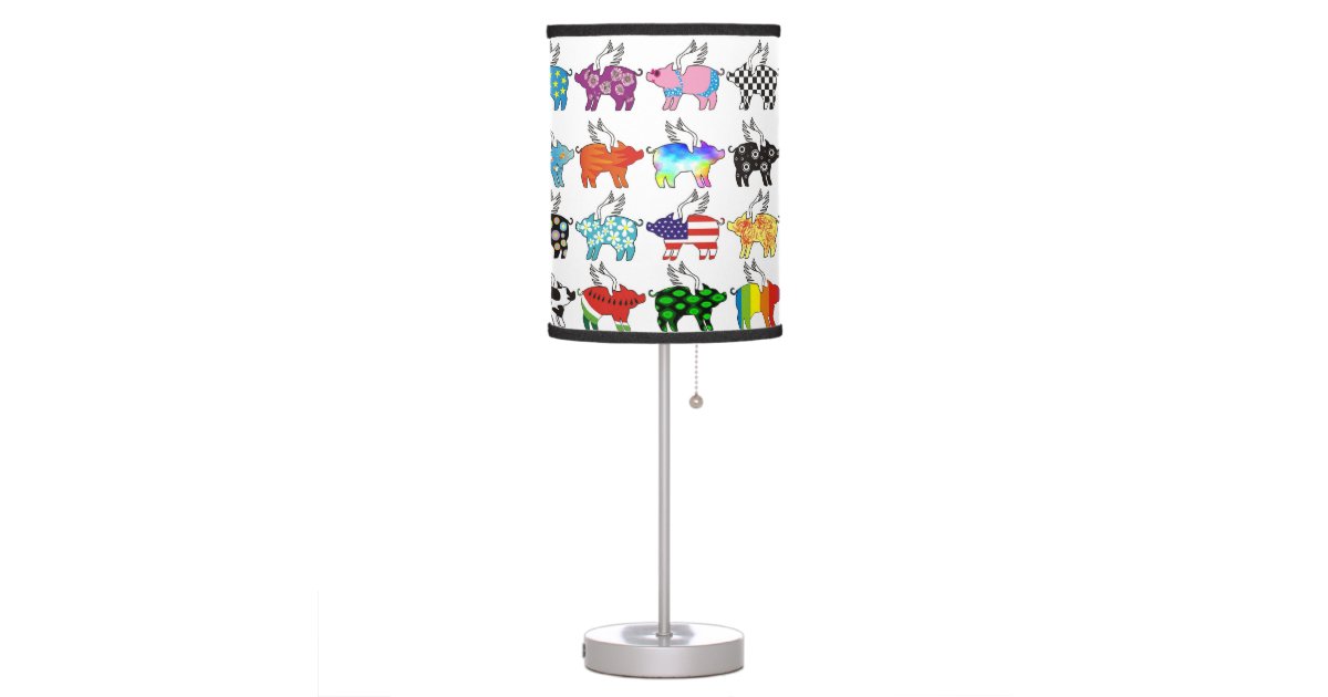 Flying Pig Lamp Zazzle Com