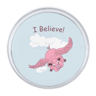 Flying Pig Lapel Pin
