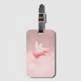 Flying Pig Luggage Tag