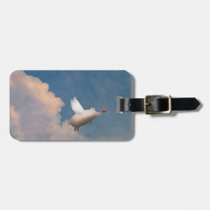 flying pig luggage tags