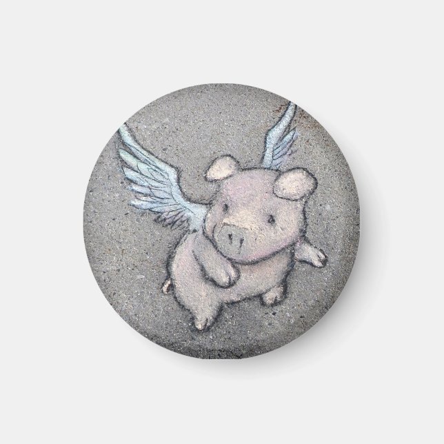flying pig magnet (Front)