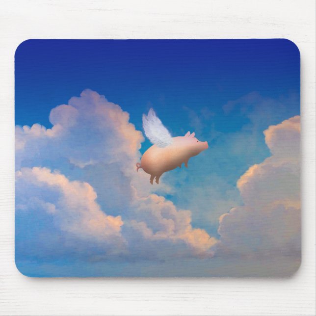 flying pig mousepad (Front)
