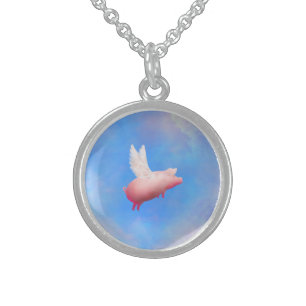 Flying Pig Necklace