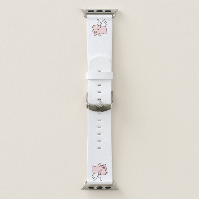 Flying Pig - Piglet with Wings Apple Watch Band (Band)