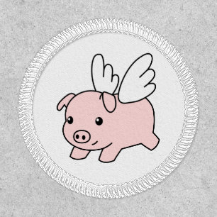 Flying Pig - Piglet with Wings Patch