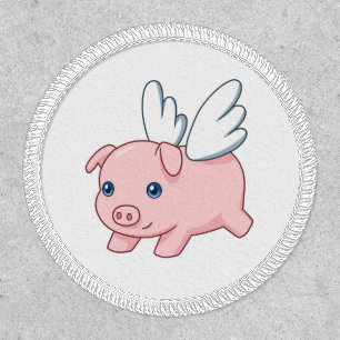 Flying Pig - Piglet with Wings Patch
