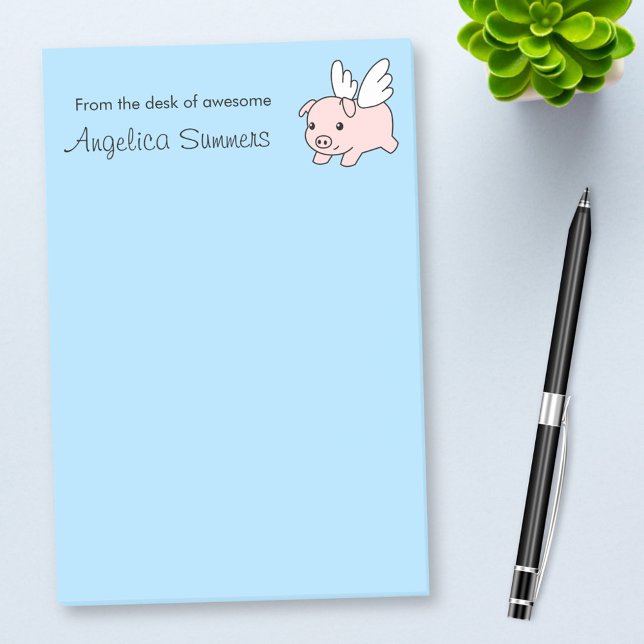 Flying Pig - Piglet with Wings Post-it Notes (Creator Uploaded)