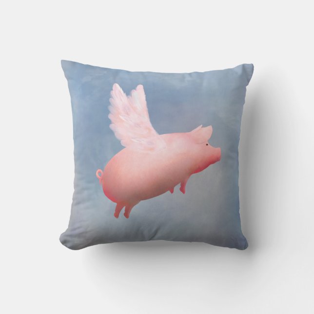 Flying Pig Pillow (Front)