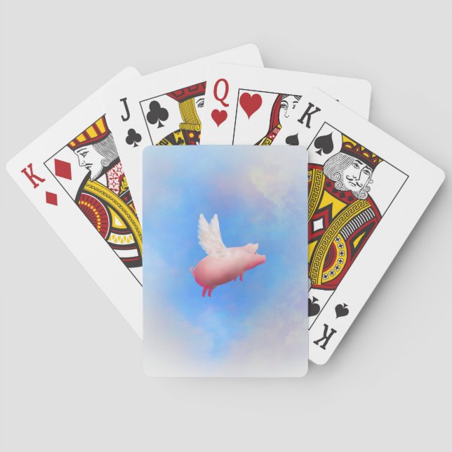Flying Pig Playing Cards (Back)