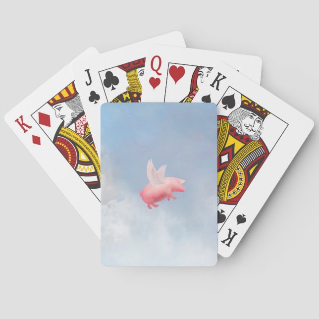 Flying Pig Poker Cards (Back)