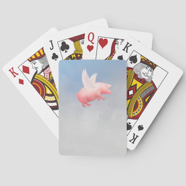 Flying Pig Poker Cards (Back)