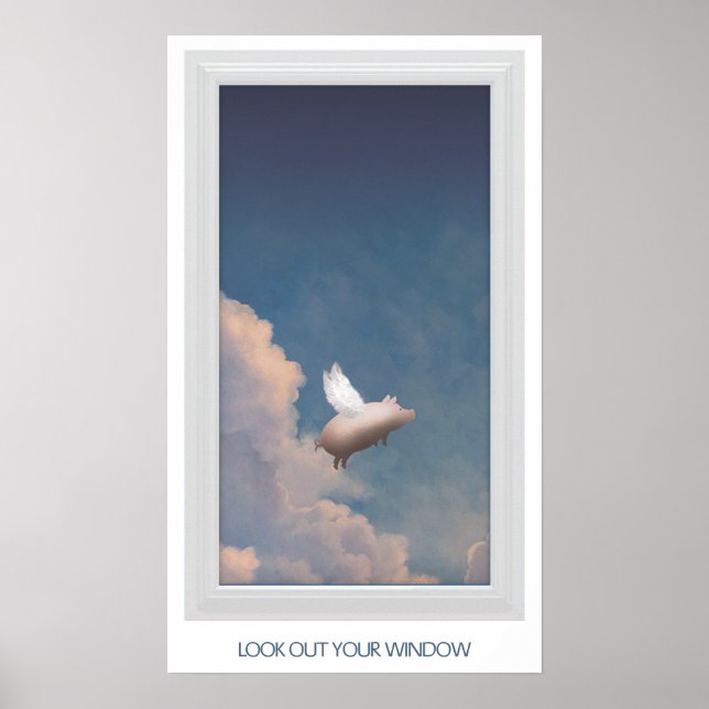 flying pig poster (Front)