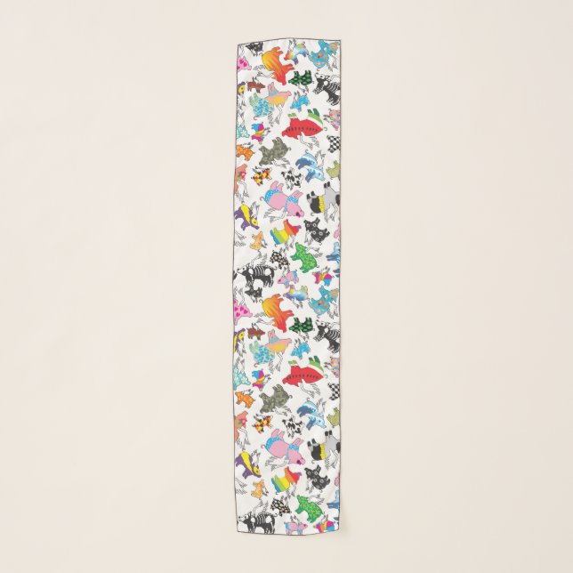 Flying pig scarf (Front)