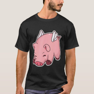 Flying Pig Super Pork Swine Hog Wings Gift Idea T-Shirt