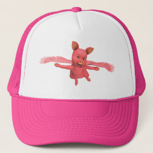 Flying Pig Trucker Hat