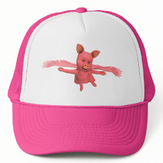 Flying Pig Trucker Hat