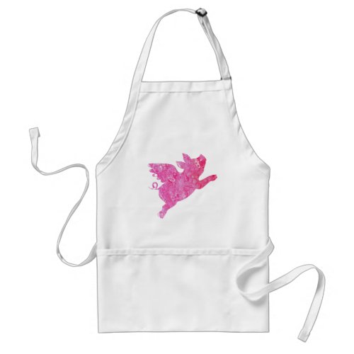 Flying Pig When PIgs Fly BBQ Adult Apron