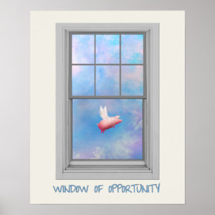 Flying Pig-Window of Opportunity Poster