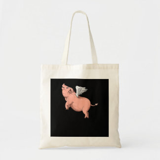 Flying Pig With Wings Fly Pig Lovers  Tote Bag