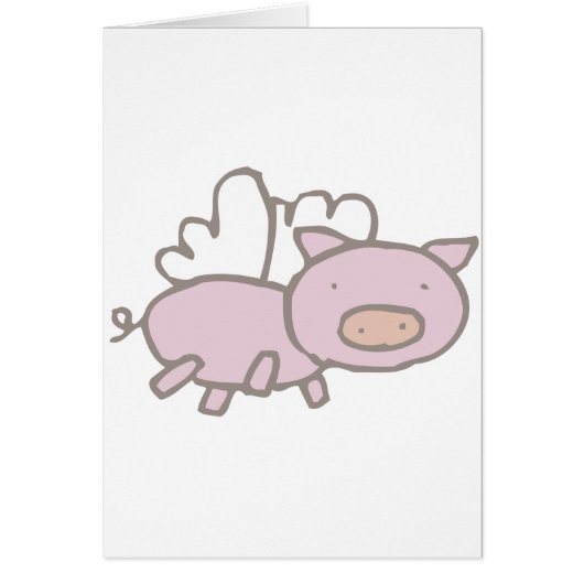Flying Piggy Cards (Front)