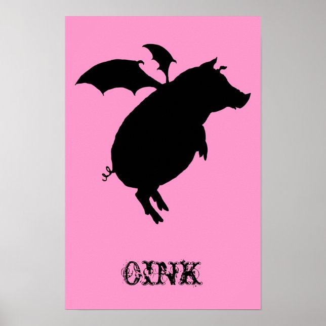 Flying piggy poster (Front)