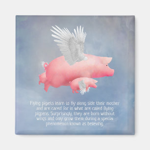 Flying Piglets Magnet