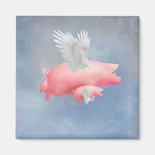 Flying Piglets Magnet