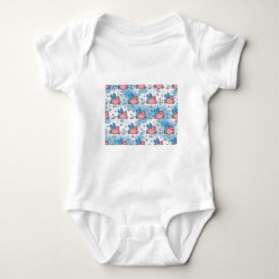 flying pigs baby bodysuit