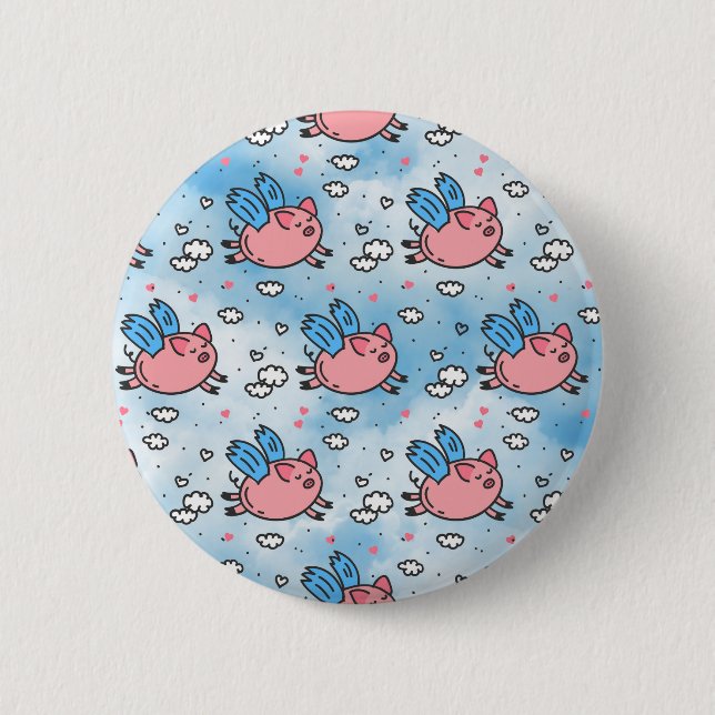 flying pigs button (Front)