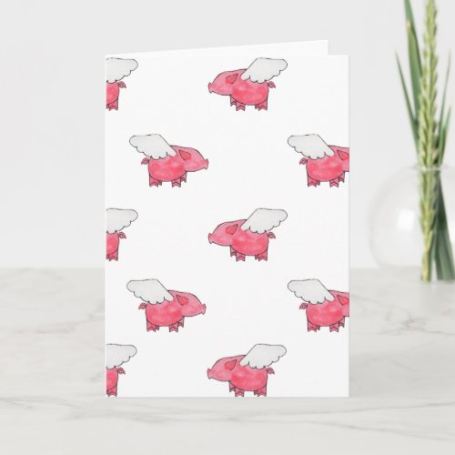 Flying Pigs Card